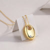 First Encounter - A Fashionable And Trendy Diamond Pendant Necklace Set With Moissanite S925 Sterling Silver And Gold Plating