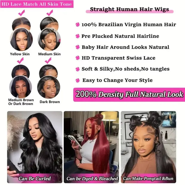 Pre-Cut Wavy Layered Human Hair Wig