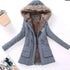 Hooded Winter Jacket Women Fashion Warm Coats Ladies Tops Douson Odeh