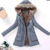 Hooded Winter Jacket Women Fashion Warm Coats Ladies Tops Douson Odeh