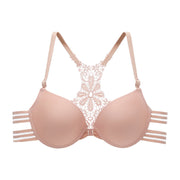 Buckled Front And Shaped Back Fashion Sexy Push Up Push Up Glossy Seamless Underwear For Women