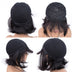Human Hair Bob Wig Headgear Woven Top Heart Is Natural And Realistic