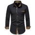 Men's Shirt Color Matching Long Sleeve Clothing Douson Odeh