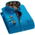 Winter Corduroy Fleece Warm Shirt Men Douson Odeh