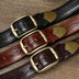 3.8CM Wide Thick Double-sided Cowhide Brass Buckle Belt