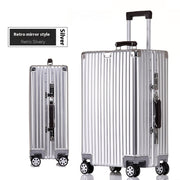 Aluminum Magnesium Luggage Password Trolley Case
