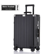 Aluminum Magnesium Luggage Password Trolley Case