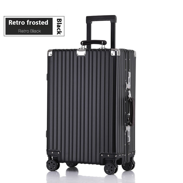 Aluminum Magnesium Luggage Password Trolley Case