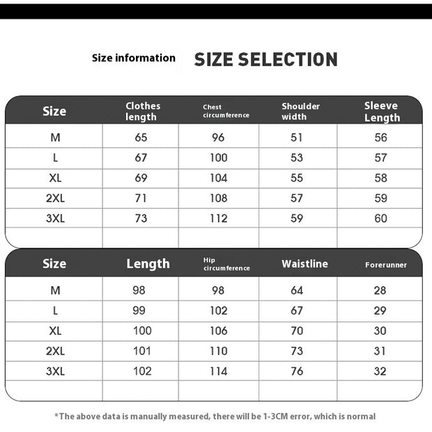 Men's Spring And Autumn Long Sleeve Zipper Printed Casual Suit