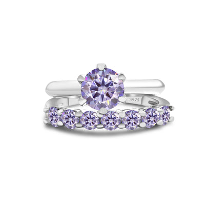 S925 Sterling Silver Moissanite Suit