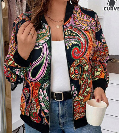 Minimally Casual Printed Women's Jacket