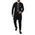 Men's Casual Long Sleeve Ethnic Style Traditional Clothing Suit Douson Odeh