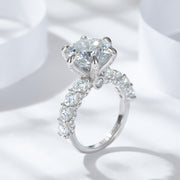 5 Karat Fireworks Cut Full Moissanite Luxury Ring