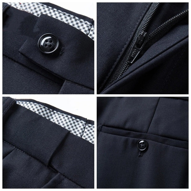 Youth Slim Fit Chinese Stand Collar Suit