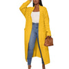 Women's Solid Color Elegant Knitted Coat Fashion Pocket