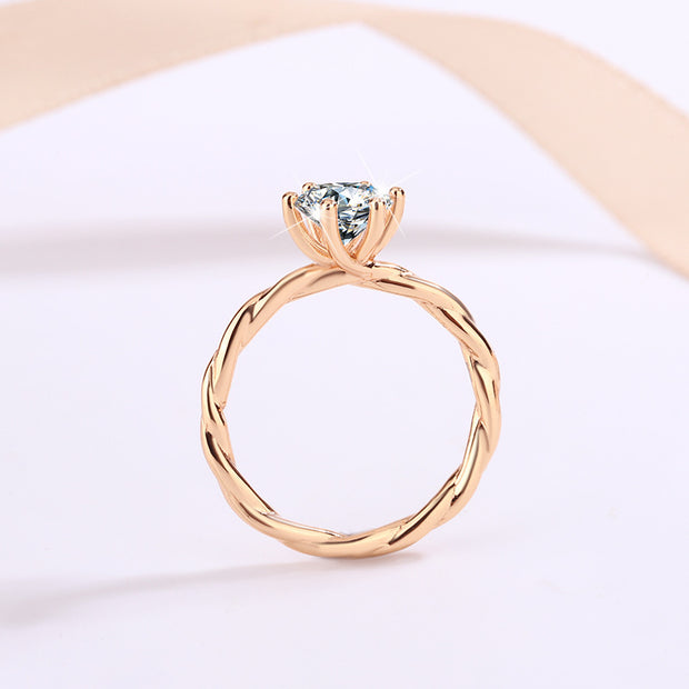 Women's Classic Fashion Simple Proposal Ring