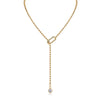 Gem Tassels Luxury Fashion Diamond Pendant Necklace Set With Mosan Diamond Silver Ornaments