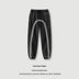 Contrast Color Fleece-lined Sweater Suit