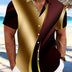 Men's T-shirt Color Series 3D Printed Short Sleeve