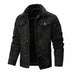 Men's Autumn And Winter New Fur Korean Lapel Slim Fit Warm Coat Douson Odeh