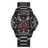 High-Grade Three-Dimensional Hollow Carved Luminous Quartz Watch