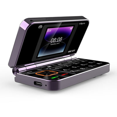 V8pro Dual Screen Folding Flip Function Mobile Phone