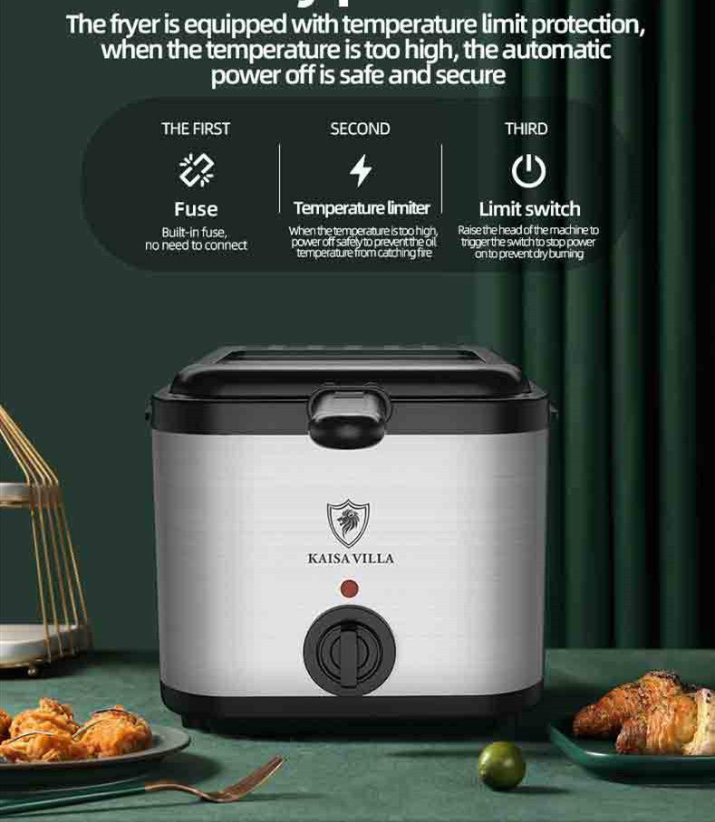 electric air fryer skewer machine with temperature limit protection and safety features