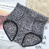 Belly Contracting Hip Lifting Sexy Seamless Leopard Print High Waist Soft Breathable Underwear For Women Douson Odeh