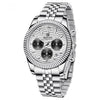 Stainless Steel Calendar Luminous Sports Fashion Men's Quartz Watch