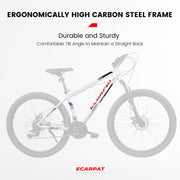 A27366 27 Inch Mountain Bike 21 Speed, Suspension Fork, Aluminum Frame Disc Brake, Mountain Biking For Both Men And Women.