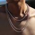 Moissanite 925 Sterling Silver Hip Hop Single Row Men's Necklace