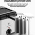 electric air fryer skewer machine showcasing three layers of insulation protection for safety and efficiency.