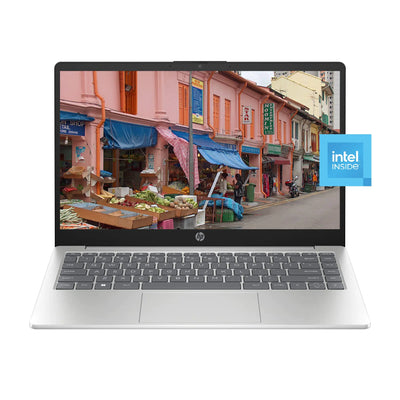 HP 14 inch Laptop HD Display Intel Processor N200 4 GB RAM 128 GB UFS Intel UHD Graphics Windows 11 Home in S Mode 14-ep0010nr (2023)