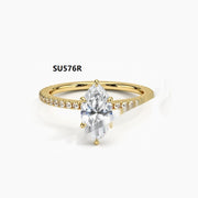 Women's Special-shaped Fashion Personality Moissanite Ring