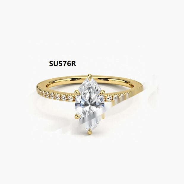 Women's Special-shaped Fashion Personality Moissanite Ring
