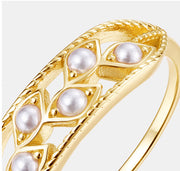 Women's Fashion Personality Shell Pearl Ring