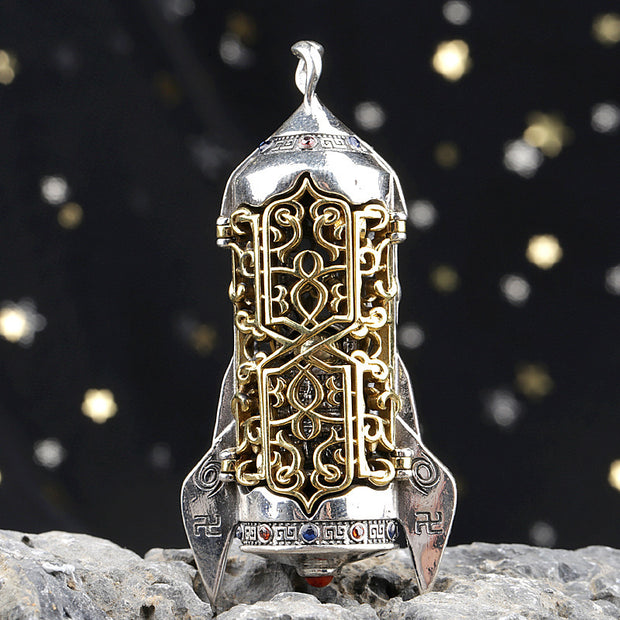 S925 Silver-Spaceman Necklace Pendant