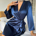 Casual Pajamas Two-piece Sling Outerwear Gown