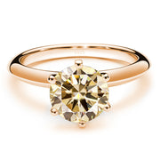 Moissanite Ring Female S925 Silver 18K Gold Plating