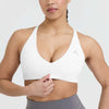 Sports Collar Cross Twist Strap Fitness Yoga Double-sided Brocade Vest