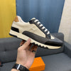 Sneakers Color-block Leather Lightweight Lace-up Shoes