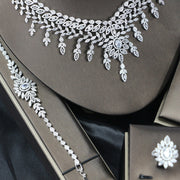 Middle East Saudi Zircon Bridal Jewelry Four-piece Set