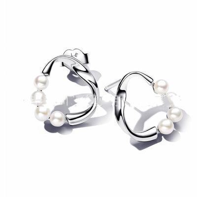 S925 Sterling Silver New Style Pearl Series Earrings