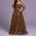 New Slim-fit V-neck Long-sleeve Cocktail And Ball Gown