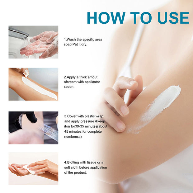 Temporary Removal Numbing Cream For Tattoo Body