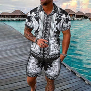 Men's Fashion Personality 3D Digital Printing Suit
