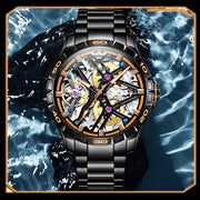 Sports Automatic Men's Mechanical Hollow Waterproof Watch