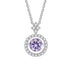 Live Hot S925 Sterling Silver Pulsatile Heart Moissanite Pendant Female Light-chasing Smart Clavicle Chain Moissanite Necklace