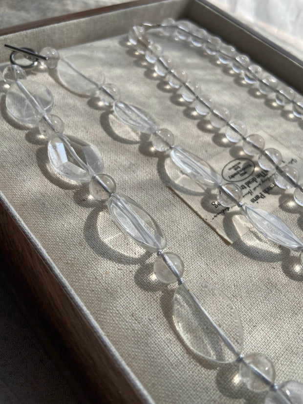 Natural Crystal Rough Stone Vintage Necklace