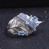 Natural Wind Romantic Temperament Necklace Earrings Ring